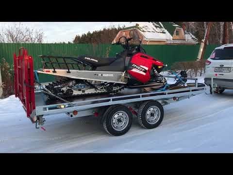 Прицеп "Тандем" со снегоходом