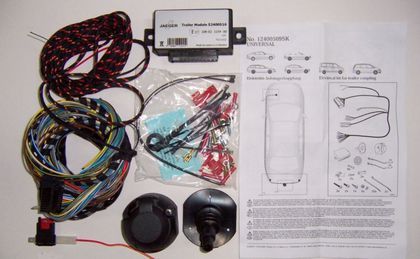 Штатная электрика фаркопа Hak-System (полный комплект) 13-полюсная для Ford Transit Connect II V408 2013-2021. Артикул 21060530
