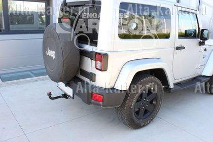 Фаркоп Aragon (быстросъемный крюк, горизонтальное крепление) для Jeep Wrangler JK 2007-2018.. Артикул E2902CS