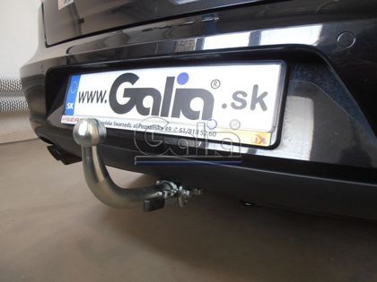Фаркоп Galia оцинкованный для Audi A4 B6, B7 седан, универсал (вкл. 4WD QUATTRO) 2001-2007. Быстросъемный крюк. Артикул A036C