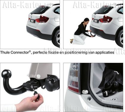 Фаркоп Brink (Thule) для Ford Focus III седан 2011-2019. Быстросъемный крюк. Артикул 544600