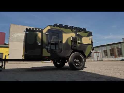 Внедорожный прицеп кемпер «ЧЕГЛОК» | Off-road Teardrop trailer - mini camper from Laggar Pro