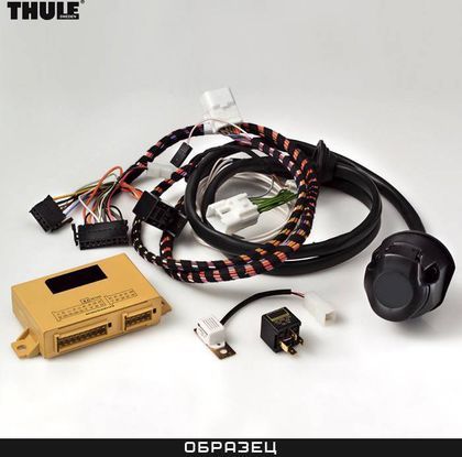 Штатная электрика фаркопа Brink (Thule) (полный комплект) 7-полюсная для Toyota Land Cruiser Prado J150/155 2009-2021. Артикул 754051