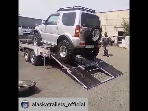 Alaska. Трап усиленный для погрузки автомобилей.