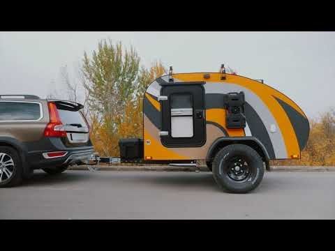 Mini camper - teardrop trailer «Navigator» | Прицеп кемпер капля «Навигатор» | Laggar Pro