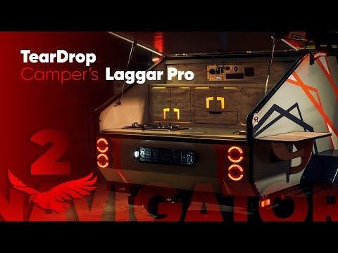 Прицеп капля кемпер Навигатор 2 от Лаггар Про | Drop trailer camper Navigator 2 - Laggar Pro