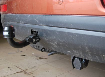 Фаркоп Brink (Thule) для Mitsubishi Outlander III AB9 2/4WD (вкл. PHEV) 2012-2018. Быстросъемный крюк. Артикул 567900