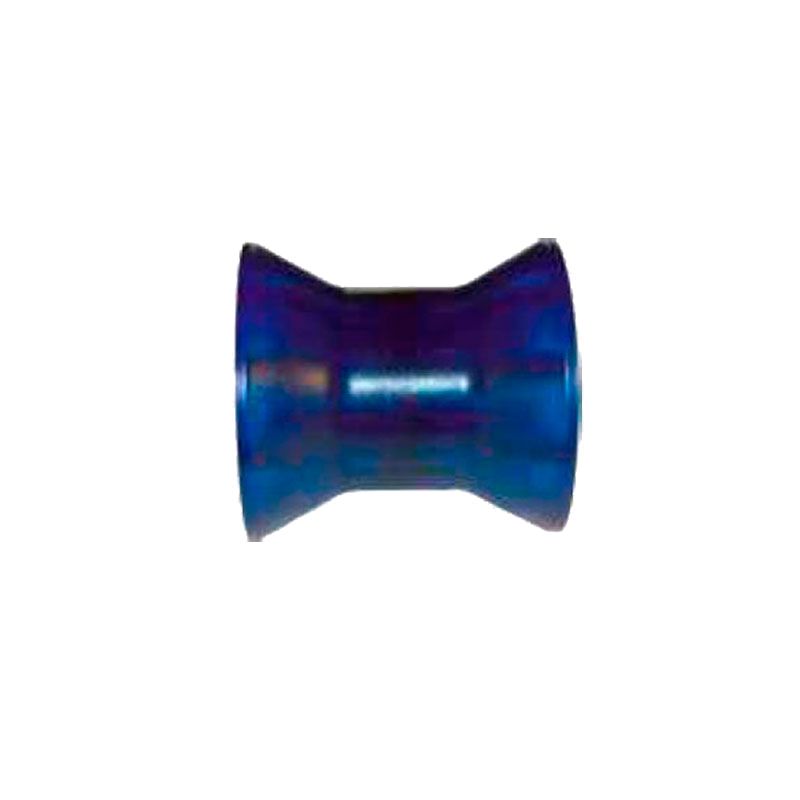Ролик носовой прицепа L=74мм, d (вала)=14.50мм синий