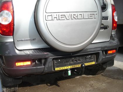 Фаркоп Лидер-Плюс для Chevrolet Niva 2123 Bertone 2009-2014. Артикул VAZ-38A