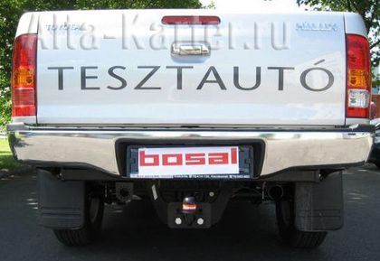 Фаркоп Bosal для Toyota Hilux VII Pick-up с подножкой (только 4x4) 2005-2015. Фланцевое крепление. Артикул 044-842