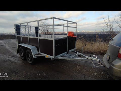 Прицеп vizOk "скотовоз" 3.06*1.56 оцинкованный