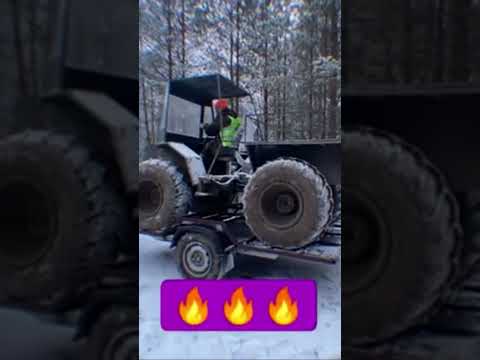 Как погрузить Каракат на легковой прицеп МЗСА 817717 OFF-Road?