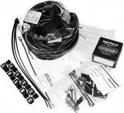 Штатная электрика фаркопа Westfalia (полный комплект) 13-полюсная для Fiat Ducato 250 2006-2011. Артикул 306510300113