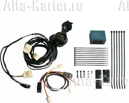 Штатная электрика фаркопа Erich Jaeger (7-полюсная) для Nissan Juke 2/4WD 2014-2019. Артикул 737325