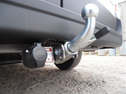 Фаркоп Galia оцинкованный для Opel Movano B фургон FWD (без подножки) 2010-2021. Быстросъемный крюк. Артикул O060C