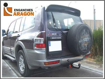 Фаркоп Aragon для Mitsubishi Pajero III 5-дв. (вкл. Shaer, CK) 2000-2006. Артикул E4200CA