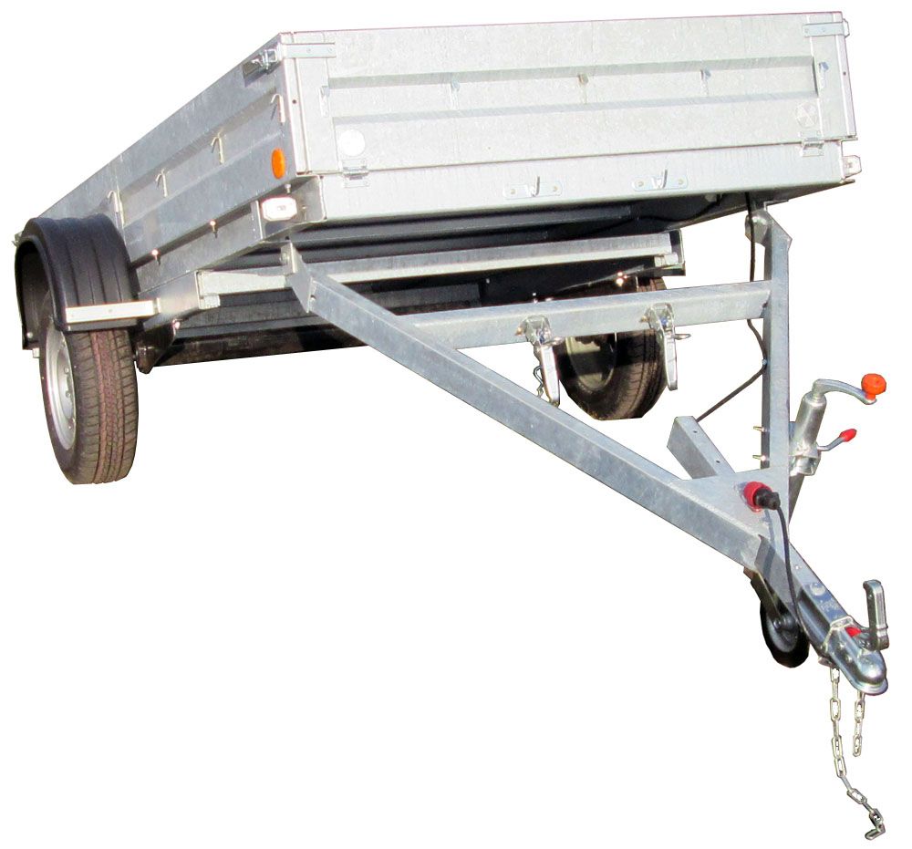Прицеп Carrier "Спорт" внутр. размеры 2440(Д)x1290(Ш)x300(В) - Резино-жгутовая торсионная подвеска