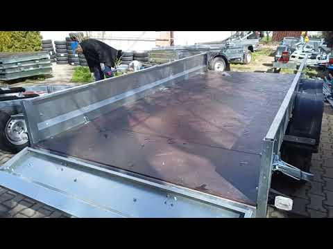 Трейлер 3.5*1.5 двухосный прицеп для легкового автомобиля.