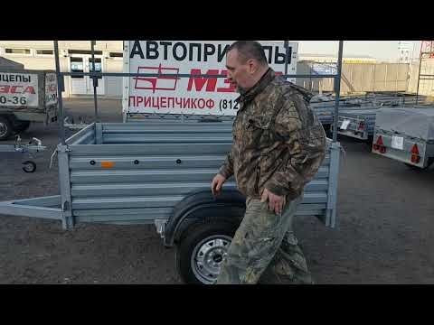 МЗСА 817710.014 легковой прицеп с высоким бортом.Видео обзор "Прицепчикоф" Спб.