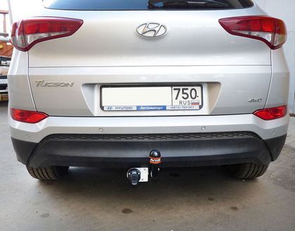 Фаркоп AvtoS для Hyundai Tucson III до рестайлинга 2015-2018. Артикул HY 28