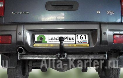 Фаркоп Лидер-Плюс для Kia Sportage I (с запаской снизу) 1999-2006. Артикул K115-A