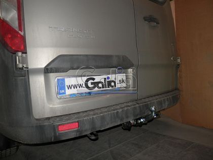Фаркоп Galia оцинкованный для Ford Transit Custom 2012-2021. Быстросъемный крюк. Артикул F124C
