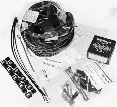 Штатная электрика фаркопа Westfalia (полный комплект) 13-полюсная для BMW X5 E53 1999-2006. Артикул 303137300113