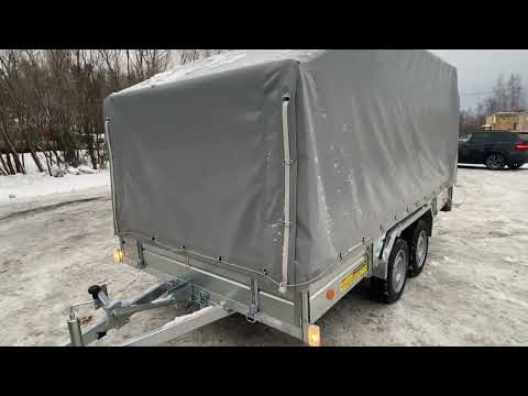 Двухосный прицеп с зауженной колеей