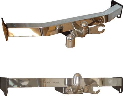 Фаркоп Baltex для Toyota Highlander III 2014-2020 (с декор. накладкой) Фланцевое крепление. Артикул 24255308