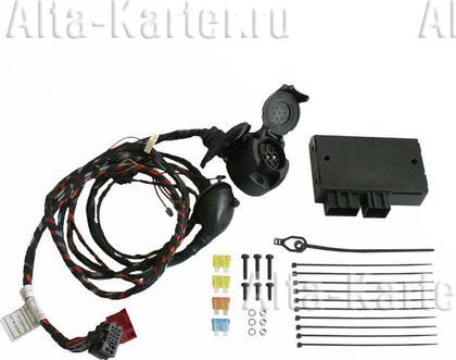 Штатная электрика фаркопа Rameder (полный комплект) 7-полюсная для Audi A3 8V 2012-2020. Артикул 111552