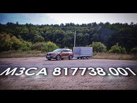 МЗСА 817738.001. Новинка завода МЗСА! Двухосный прицеп 3,08х1,85. Платформа над колёсами. ЦЛП АРИВА