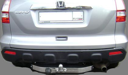 Фаркоп Baltex для Honda CR-V III 2006-2012. (с декор. накладкой) Фланцевое крепление. Артикул HO07ANM