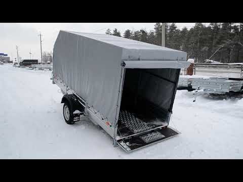 ПРИЦЕП МЗСА 817715.012 ДЛЯ ПЕРЕВОЗКИ СНЕГОХОДА.ПРИЦЕП-ЦЕНТР ТОЛЬЯТТИ 977 КМ.ФЕДЕРАЛ.ТРАССЫ М5 "УРАЛ"