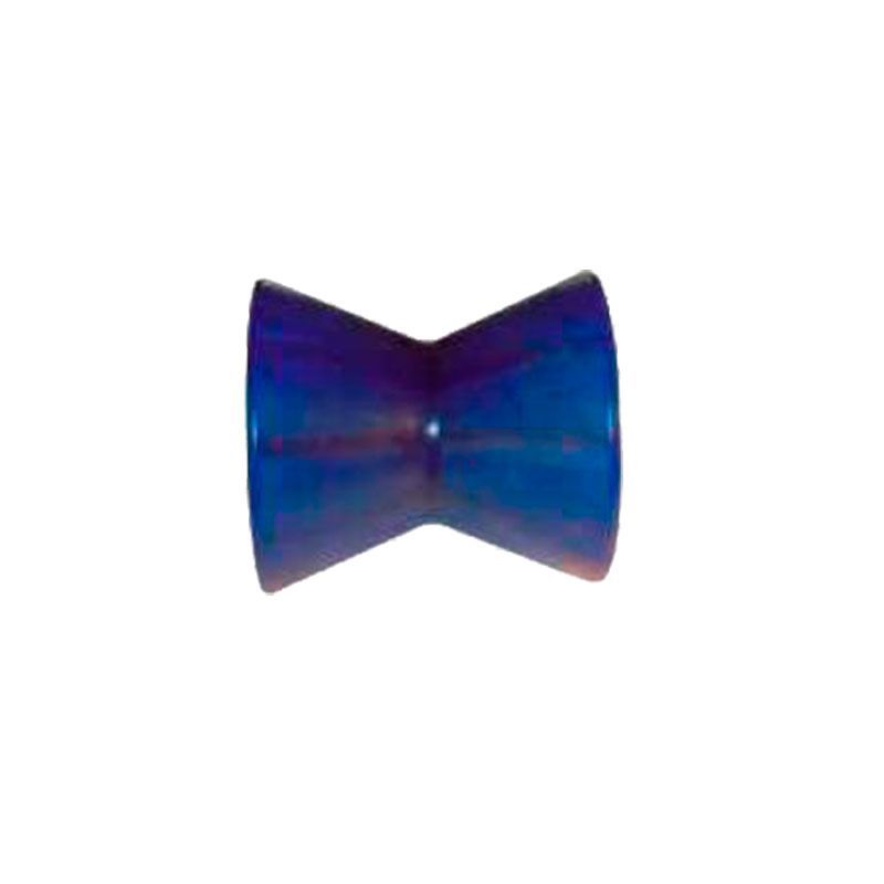 Ролик носовой прицепа L=95мм, d (вала)=14.5мм, D(внеш.)=87мм синий